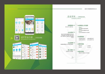 成都健康管理畫冊設計/服務咨詢宣傳冊設計/大健康畫冊